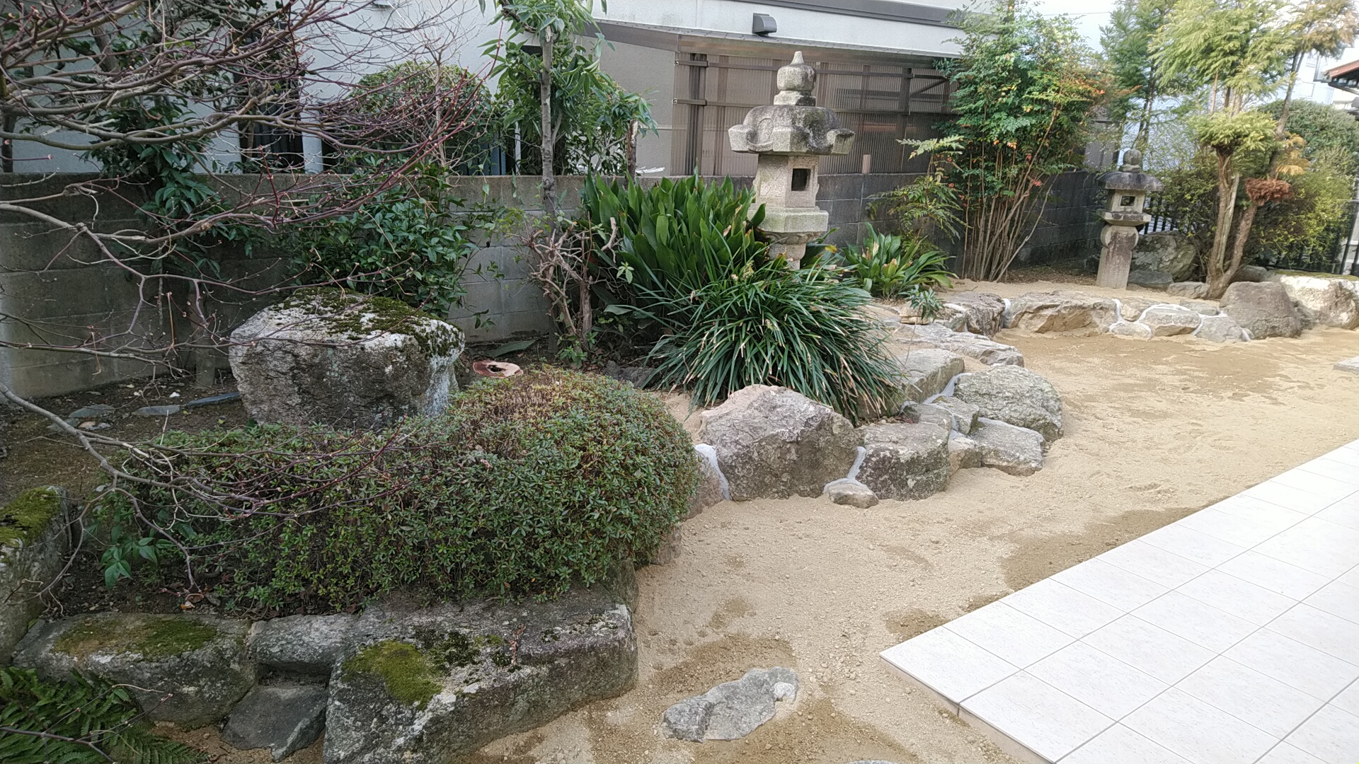 お庭 駐車場リフォーム 日本庭園を過ごしやすい空間に ミツワのリフォーム